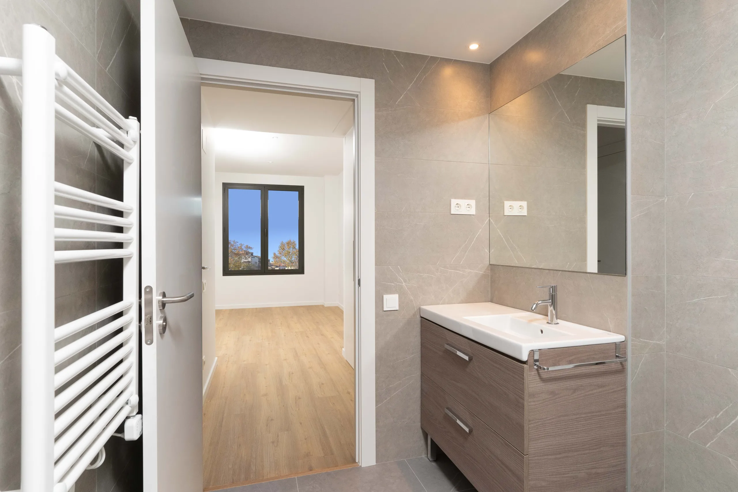 Moderno complejo residencial Tres Creus cerca del centro, en Sabadell, Barcelona
