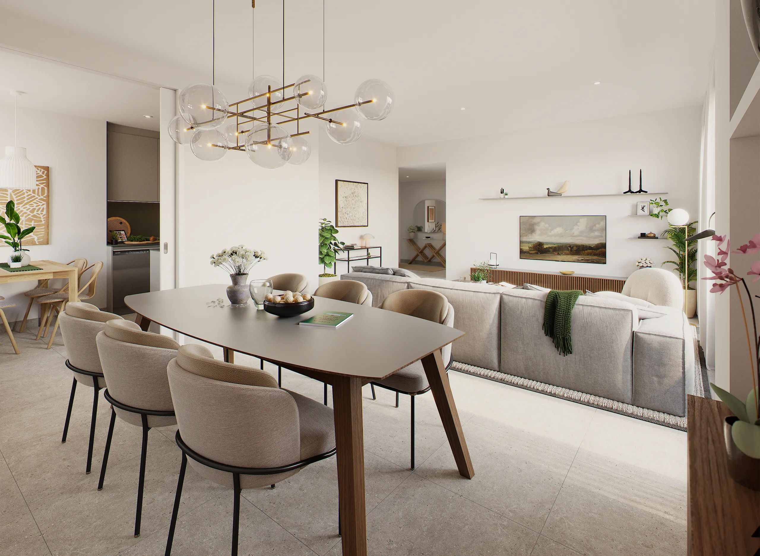Modern High-Quality Apartments in a Residential Complex Under Construction in L'Hospitalet de Llobregat, Barcelona