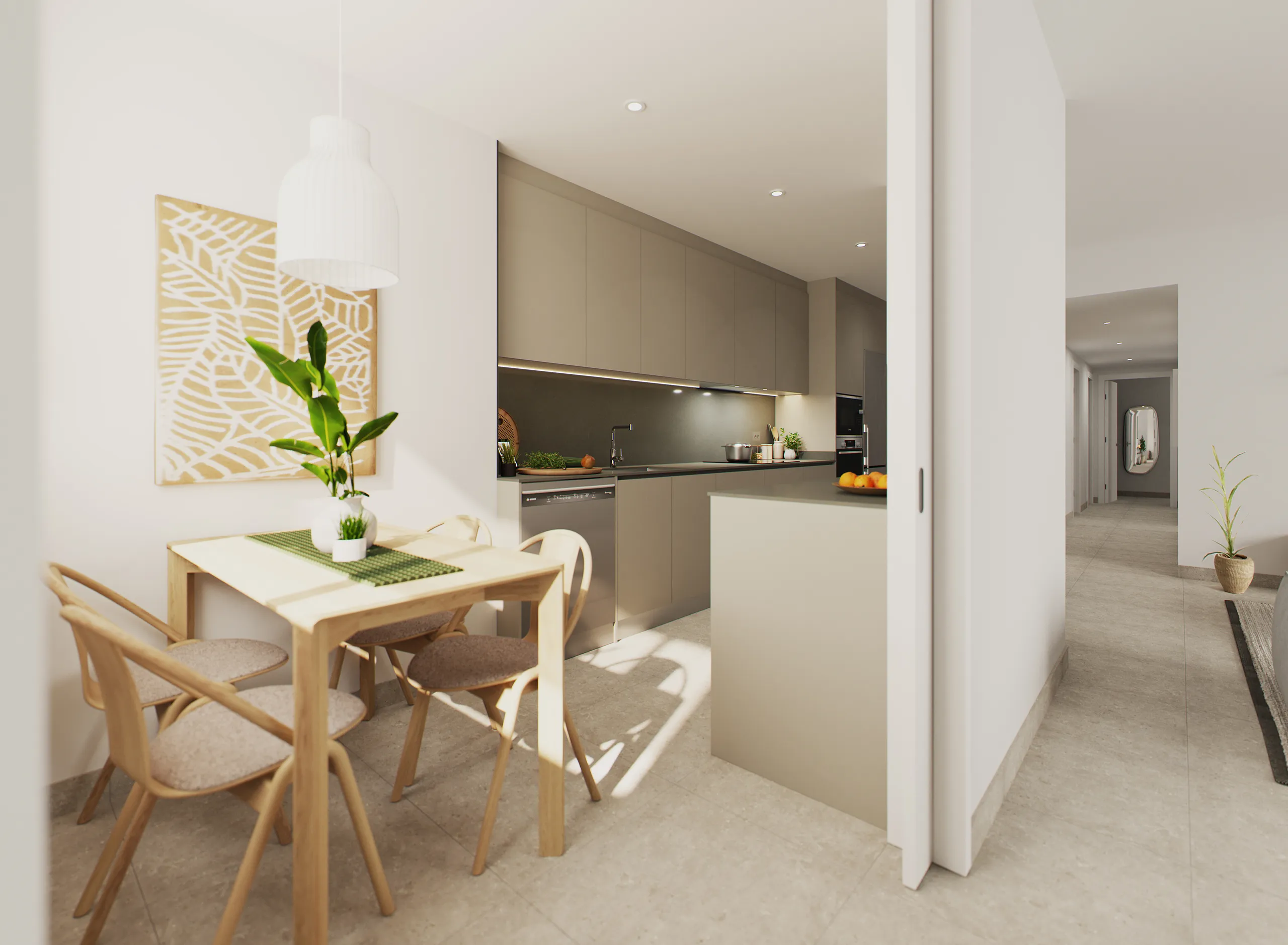 Modern High-Quality Apartments in a Residential Complex Under Construction in L'Hospitalet de Llobregat, Barcelona