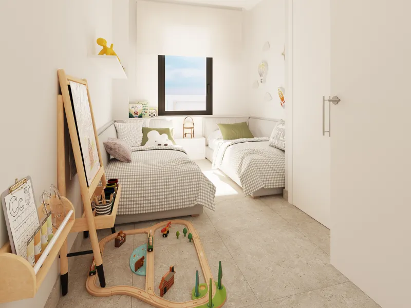Modern High-Quality Apartments in a Residential Complex Under Construction in L'Hospitalet de Llobregat, Barcelona