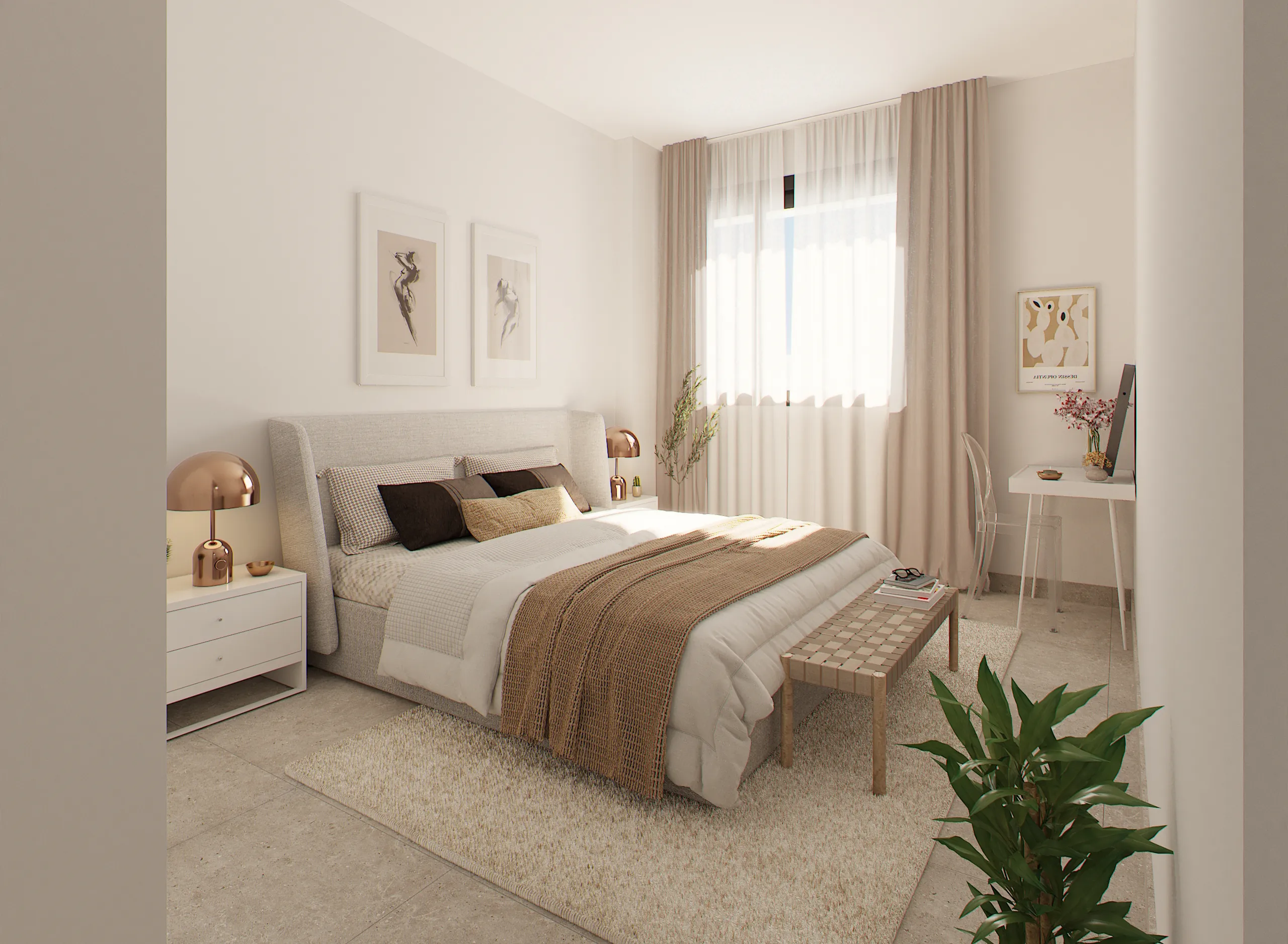 Modern High-Quality Apartments in a Residential Complex Under Construction in L'Hospitalet de Llobregat, Barcelona