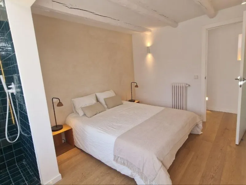 Penthouse with designer renovation and two terraces, in a historic building in the Palacio neighborhood.
