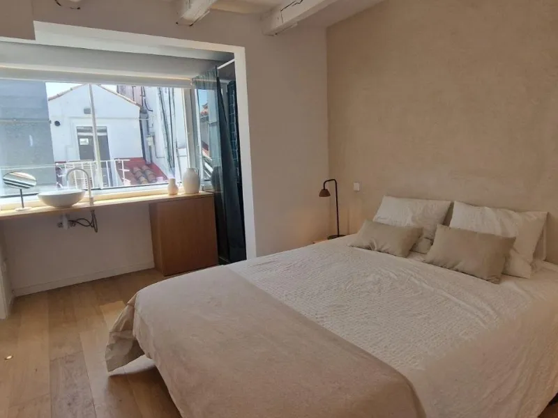 Penthouse with designer renovation and two terraces, in a historic building in the Palacio neighborhood.