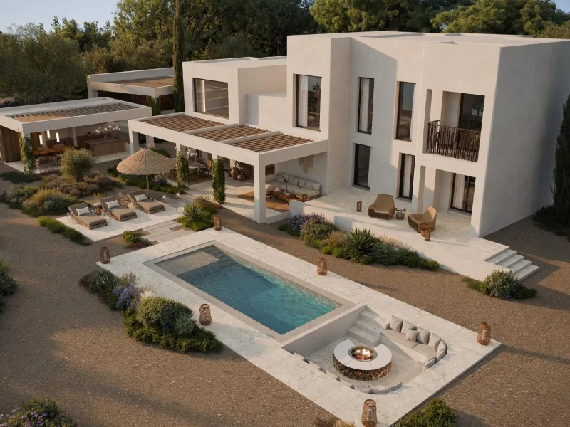 Villas de lujo con piscina privada, vistas al mar y al campo de golf