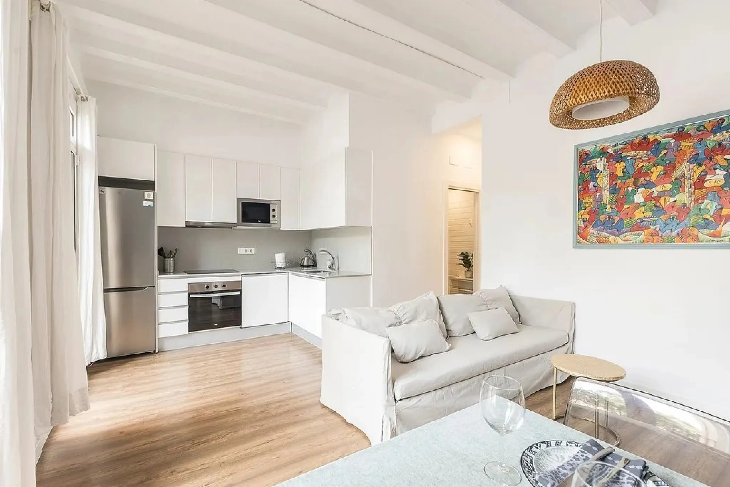 Apartamento reformado junto al puerto de Barcelona
