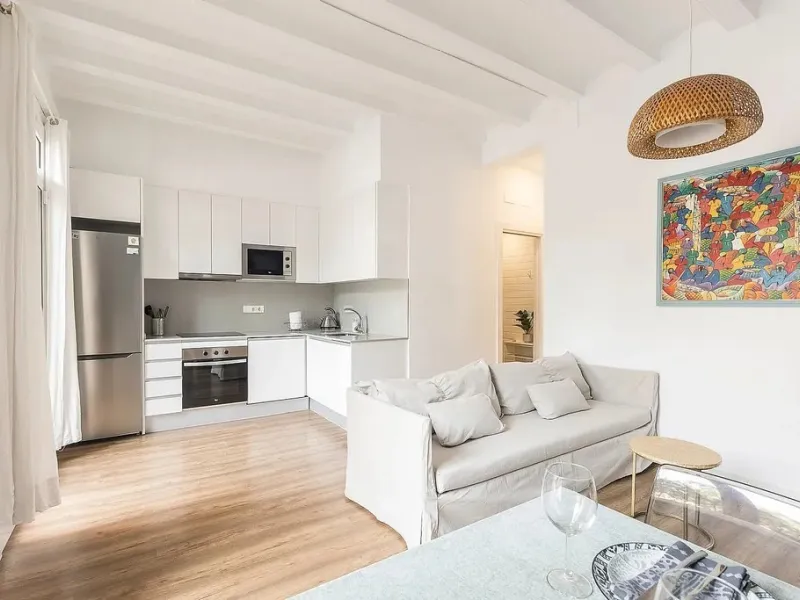 Apartamento reformado junto al puerto de Barcelona
