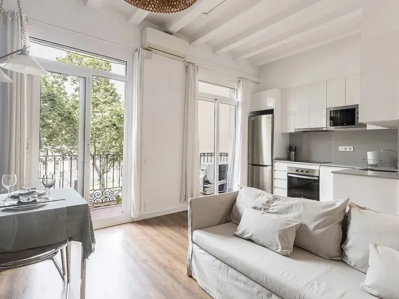 Apartamento reformado junto al puerto de Barcelona