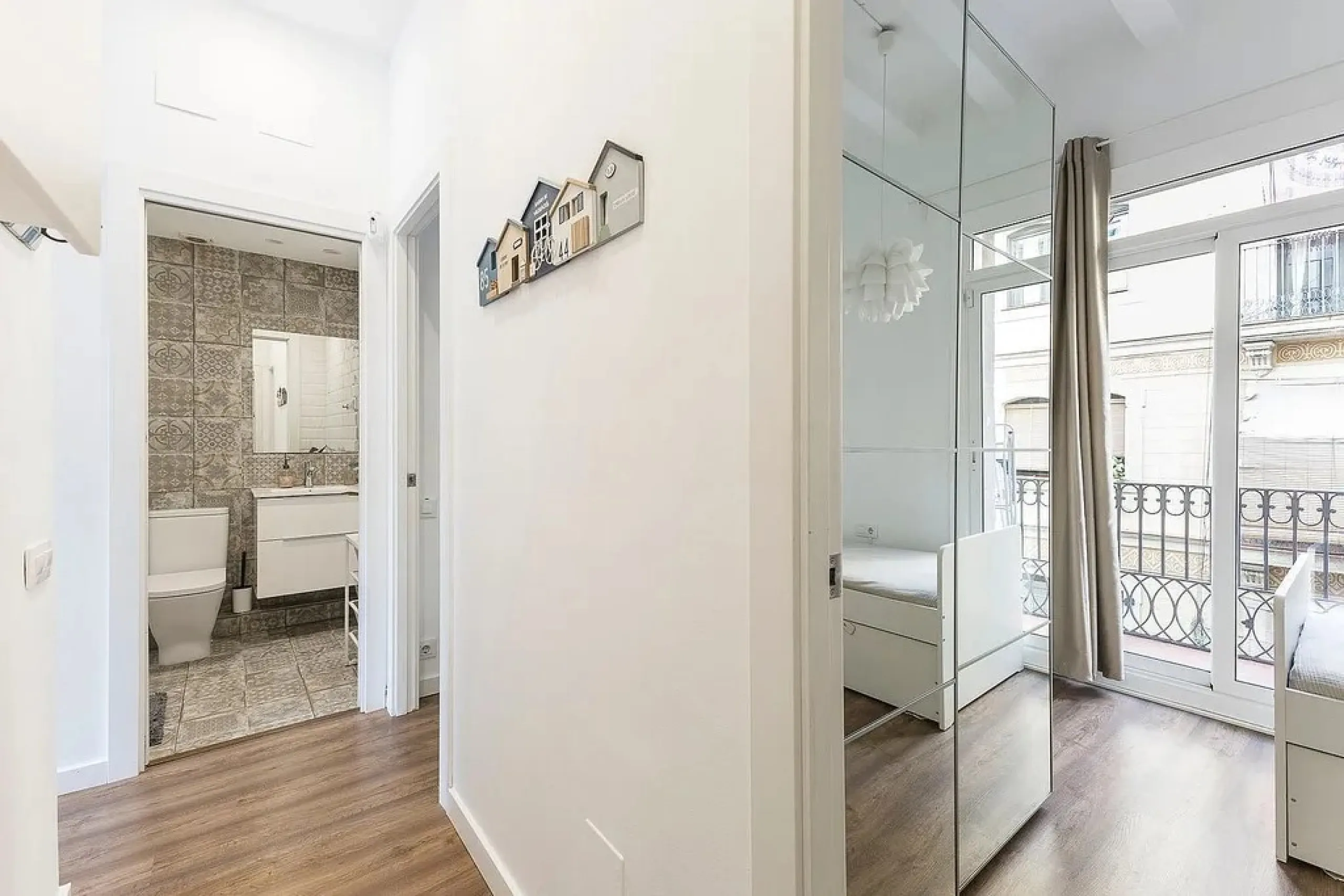 Apartamento reformado junto al puerto de Barcelona