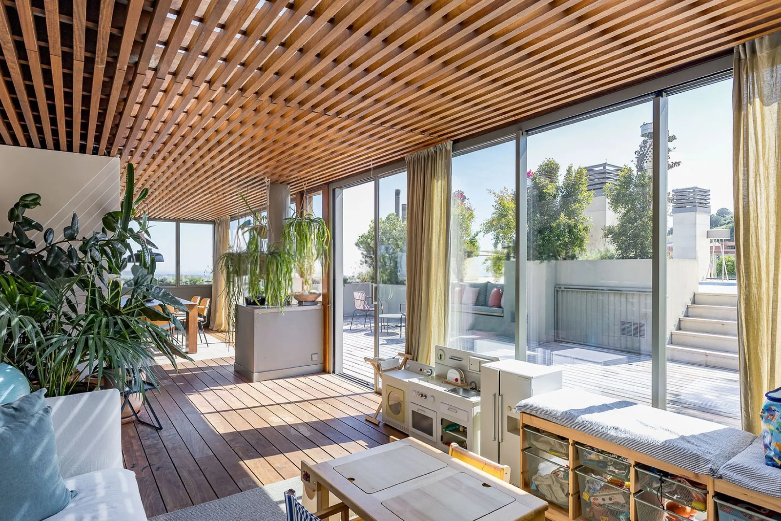 Ático exclusivo con terrazas y piscina privada en Sarria, Barcelona