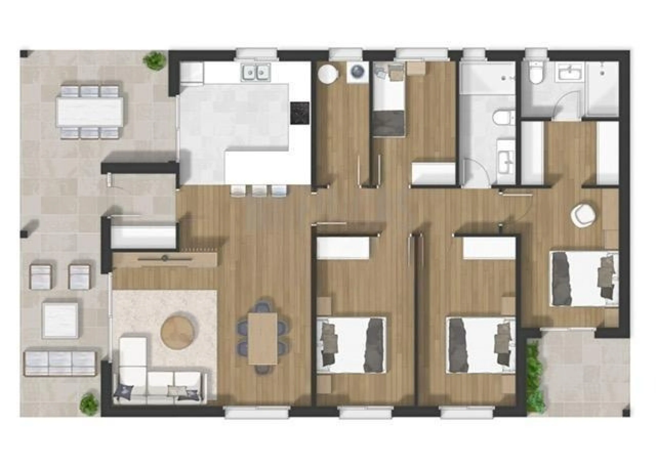 New-Build Homes in a Natural Setting Near the Sea in Coma-Ruga, Costa Dorada