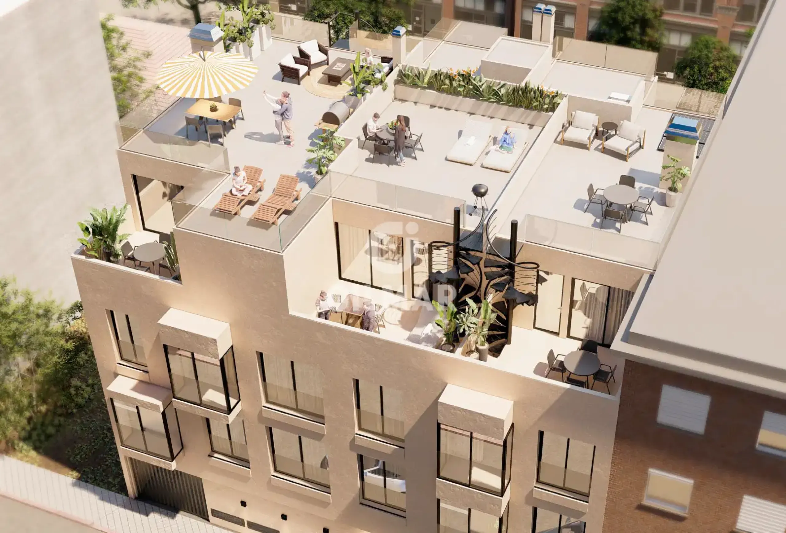 Duplex penthouse in Pueblo Nuevo - Madrid