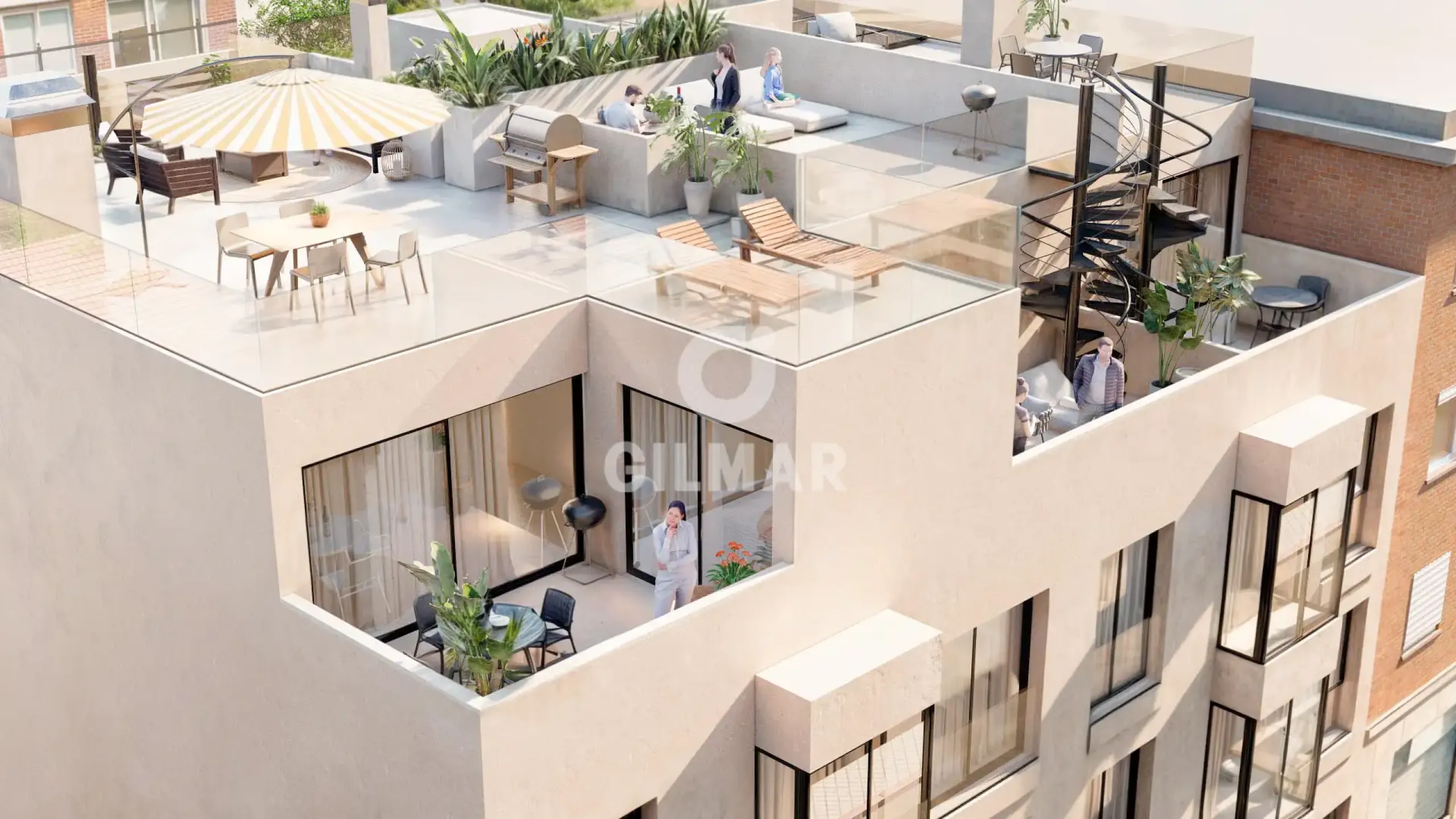 Duplex penthouse in Pueblo Nuevo - Madrid