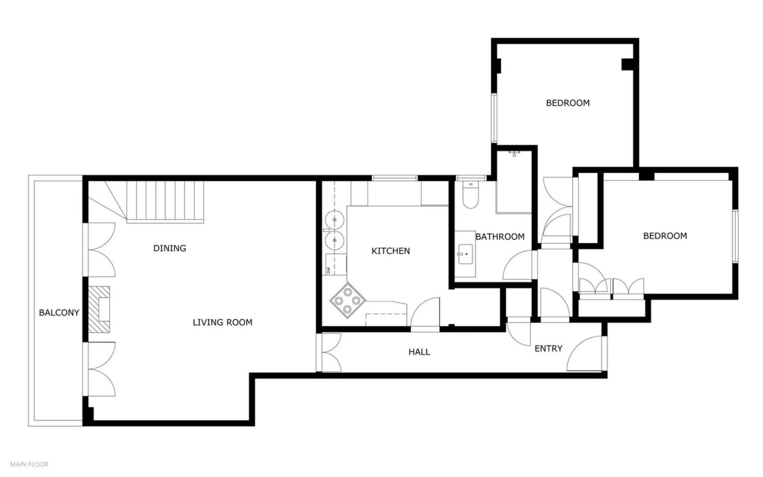 Spacious and stylish apartment with rooftop terrace and additional living level in the heart of Ronda