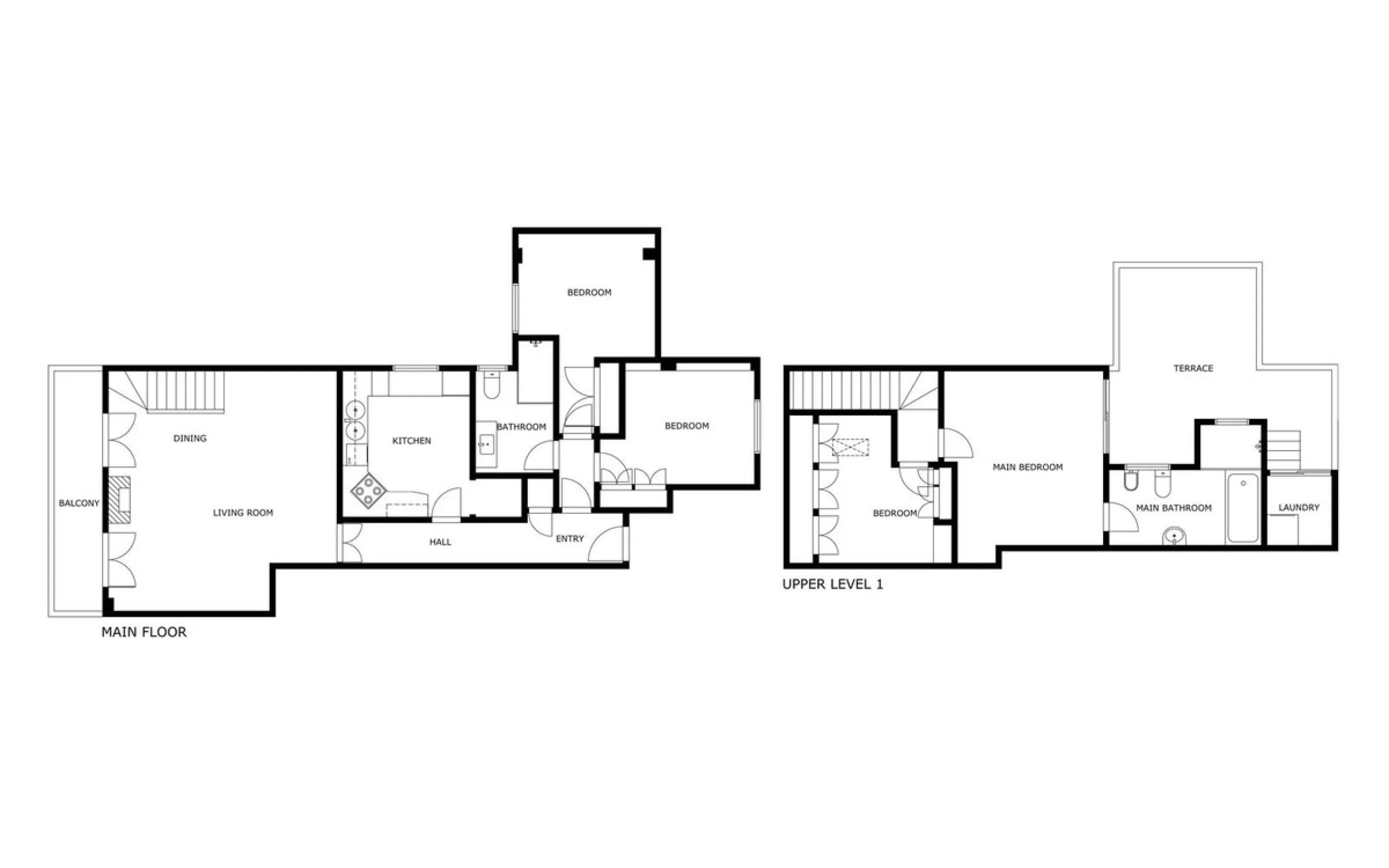 Spacious and stylish apartment with rooftop terrace and additional living level in the heart of Ronda