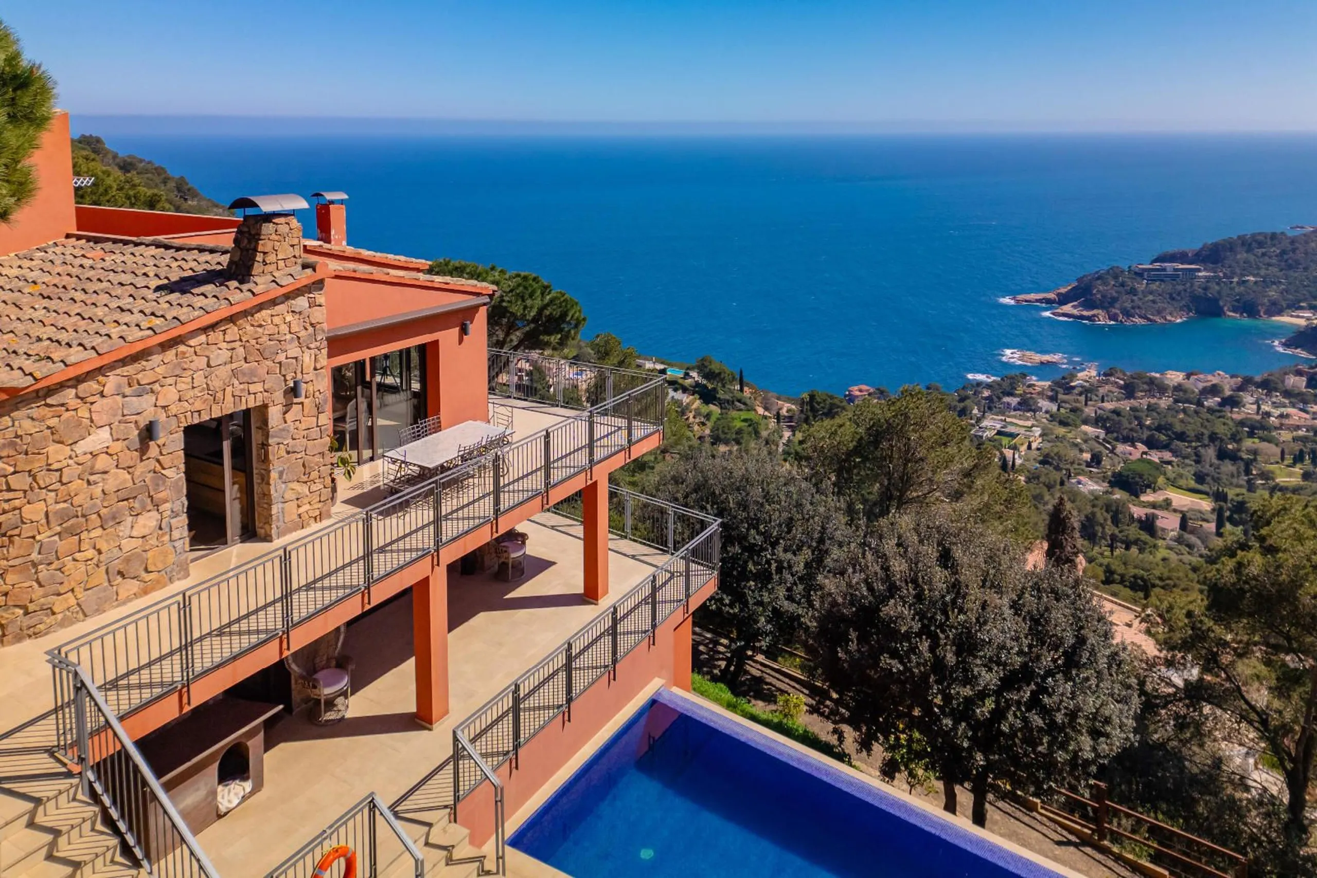 Renovated Villa with Panoramic Views of Aiguablava in Begur, Costa Brava
