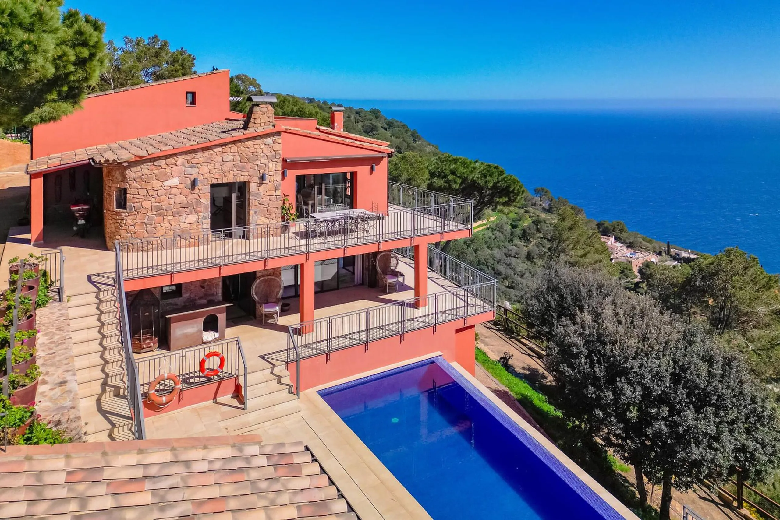 Renovated Villa with Panoramic Views of Aiguablava in Begur, Costa Brava