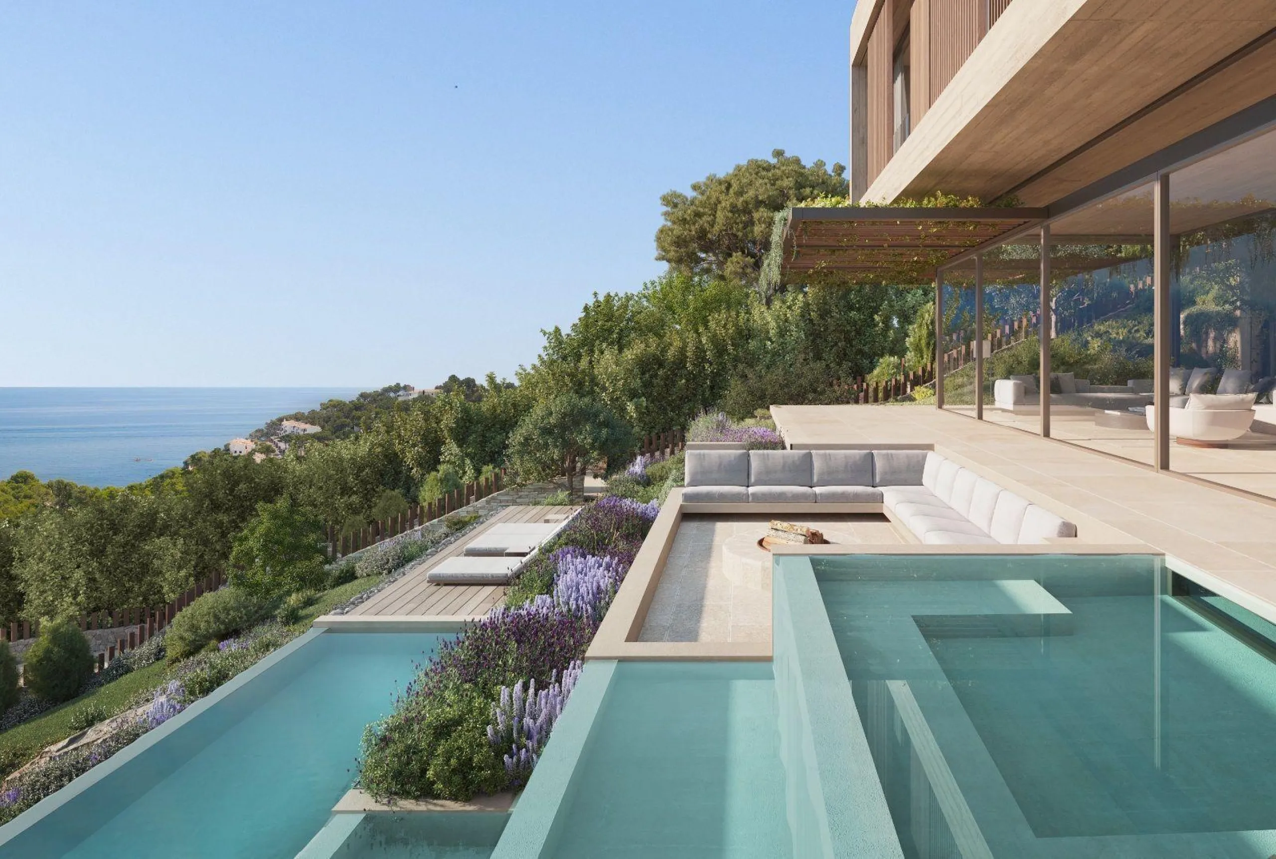 SA XELIDA 2 – Exclusiva villa de obra nueva con piscina privada en Aiguaxelida, Tamariu, Costa Brava