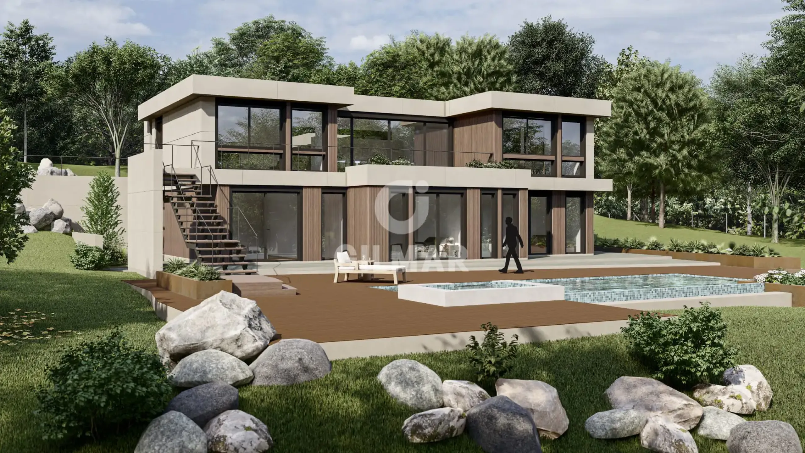 Chalet Independiente en Santo Domingo - Madrid
