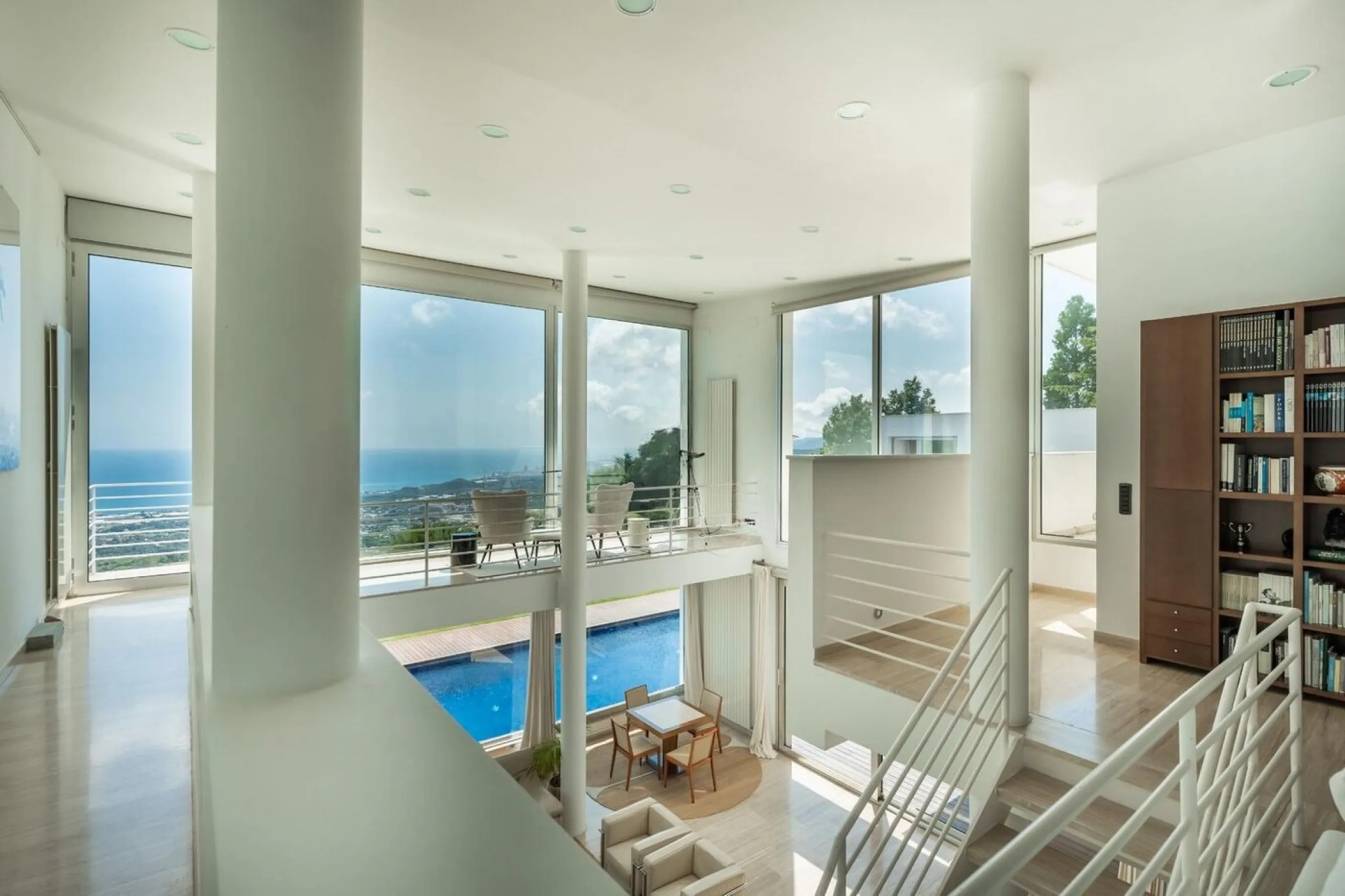 Exclusiva villa de lujo con vistas panorámicas al mar en Sant Andreu de Llavaneres, Barcelona