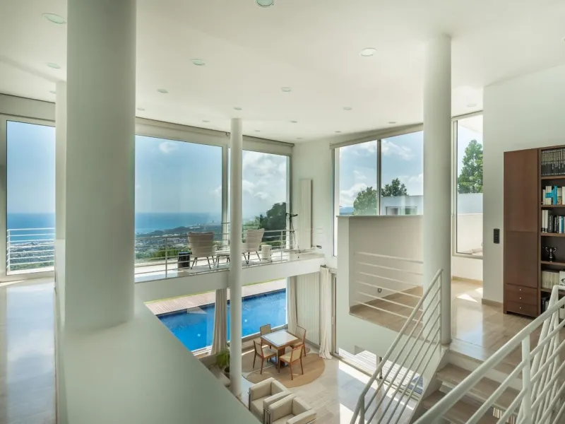 Exclusiva villa de lujo con vistas panorámicas al mar en Sant Andreu de Llavaneres, Barcelona
