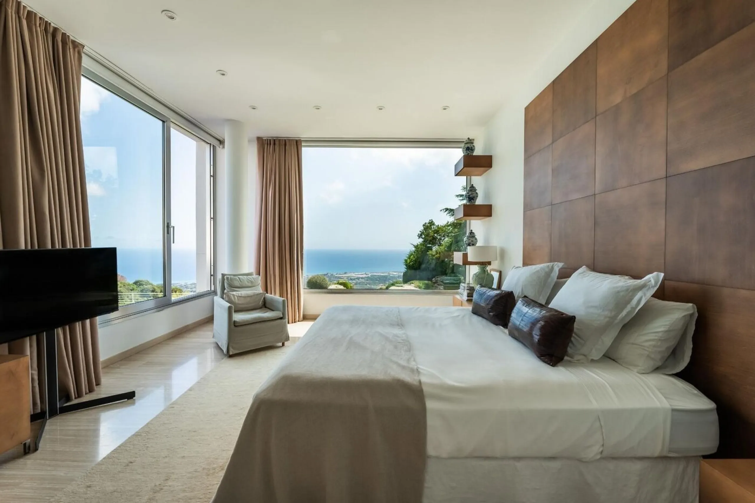 Exclusiva villa de lujo con vistas panorámicas al mar en Sant Andreu de Llavaneres, Barcelona