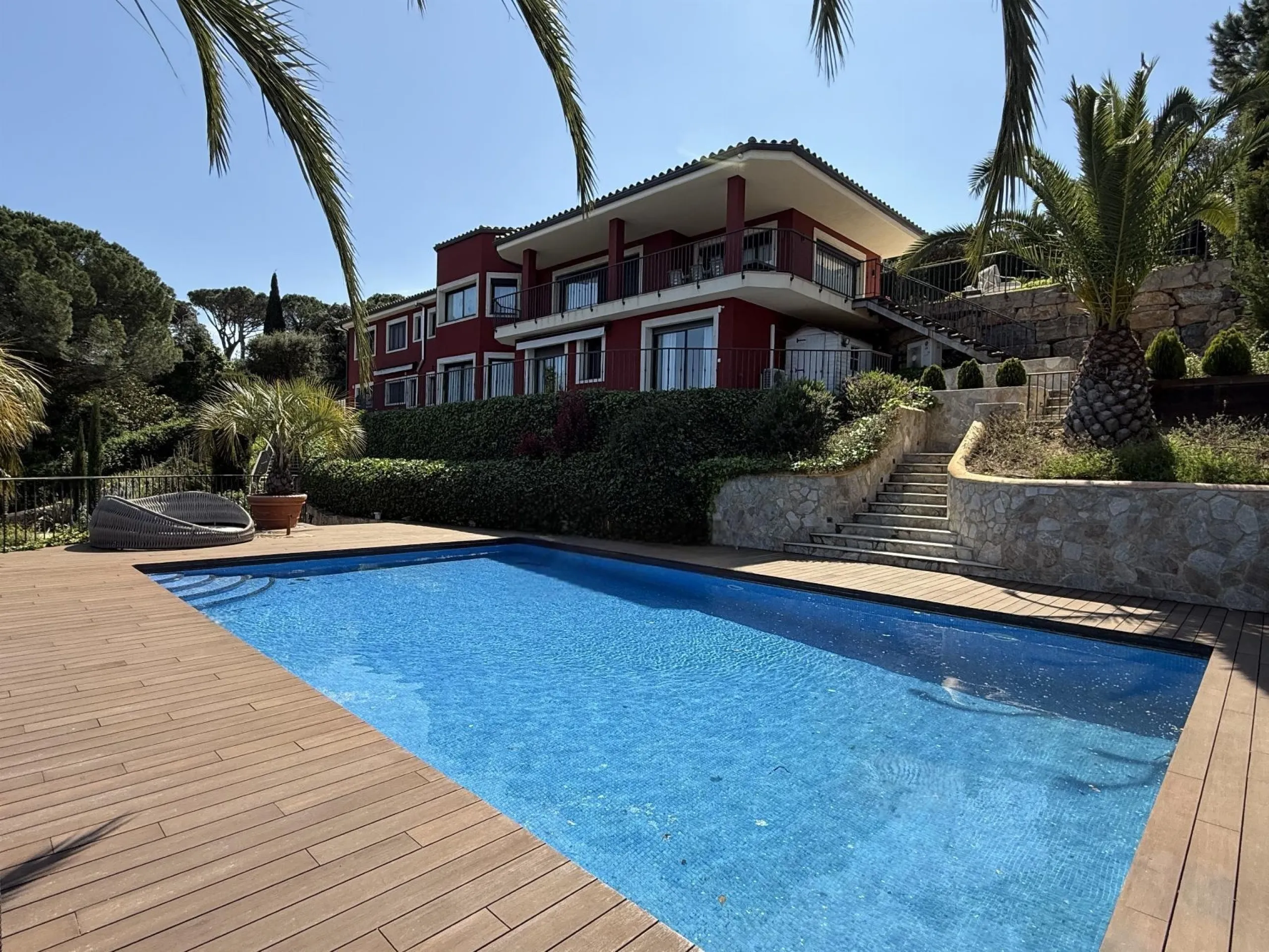Elegant Villa with Sea Views in Golf Santa Cristina d'Aro, Costa Brava