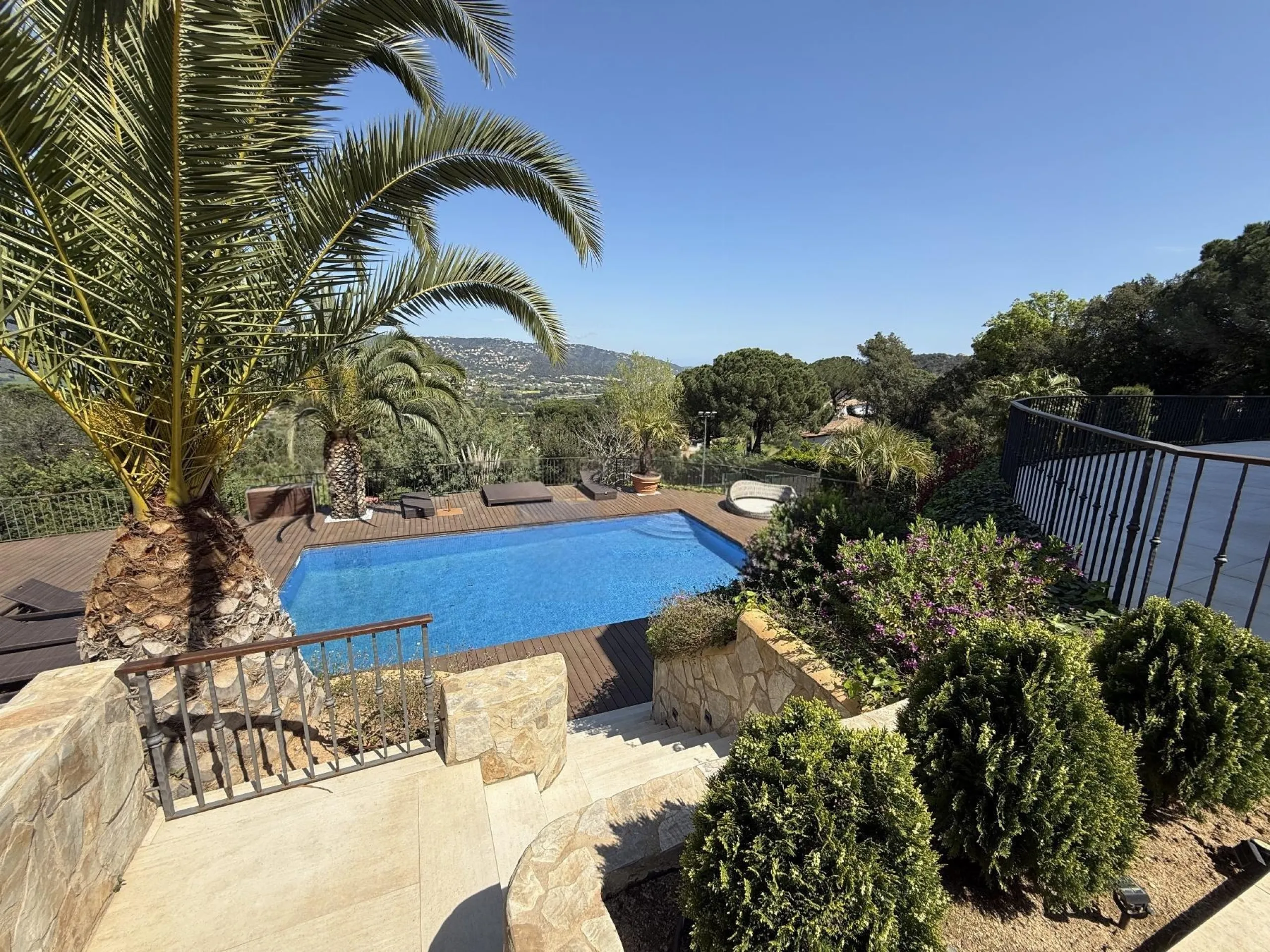 Elegant Villa with Sea Views in Golf Santa Cristina d'Aro, Costa Brava