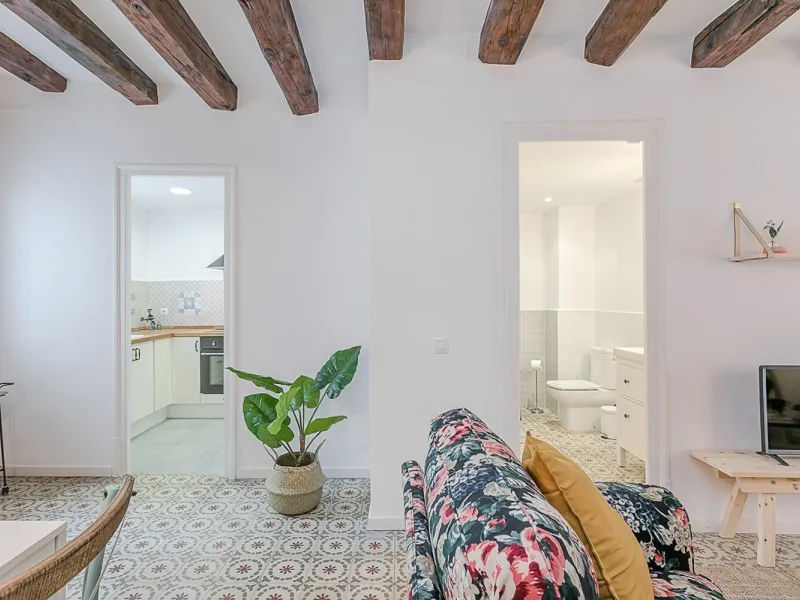 Encantador piso en calle Lluna, corazón bohemio de Barcelona