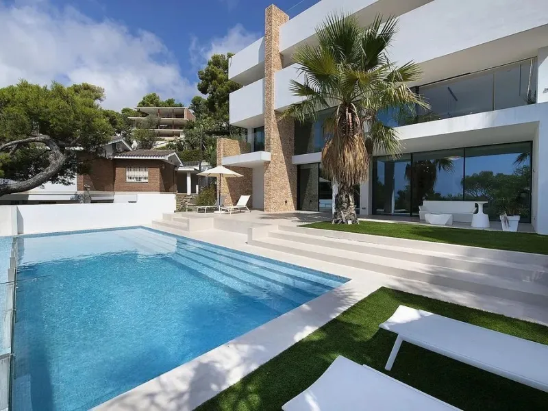  Designer Villa with Panoramic Sea Views in Bellamar, Castelldefels, Barcelona
