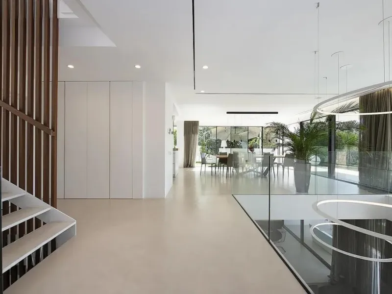 Villa de diseño con vistas panorámicas al mar en Bellamar, Castelldefels, Barcelona
