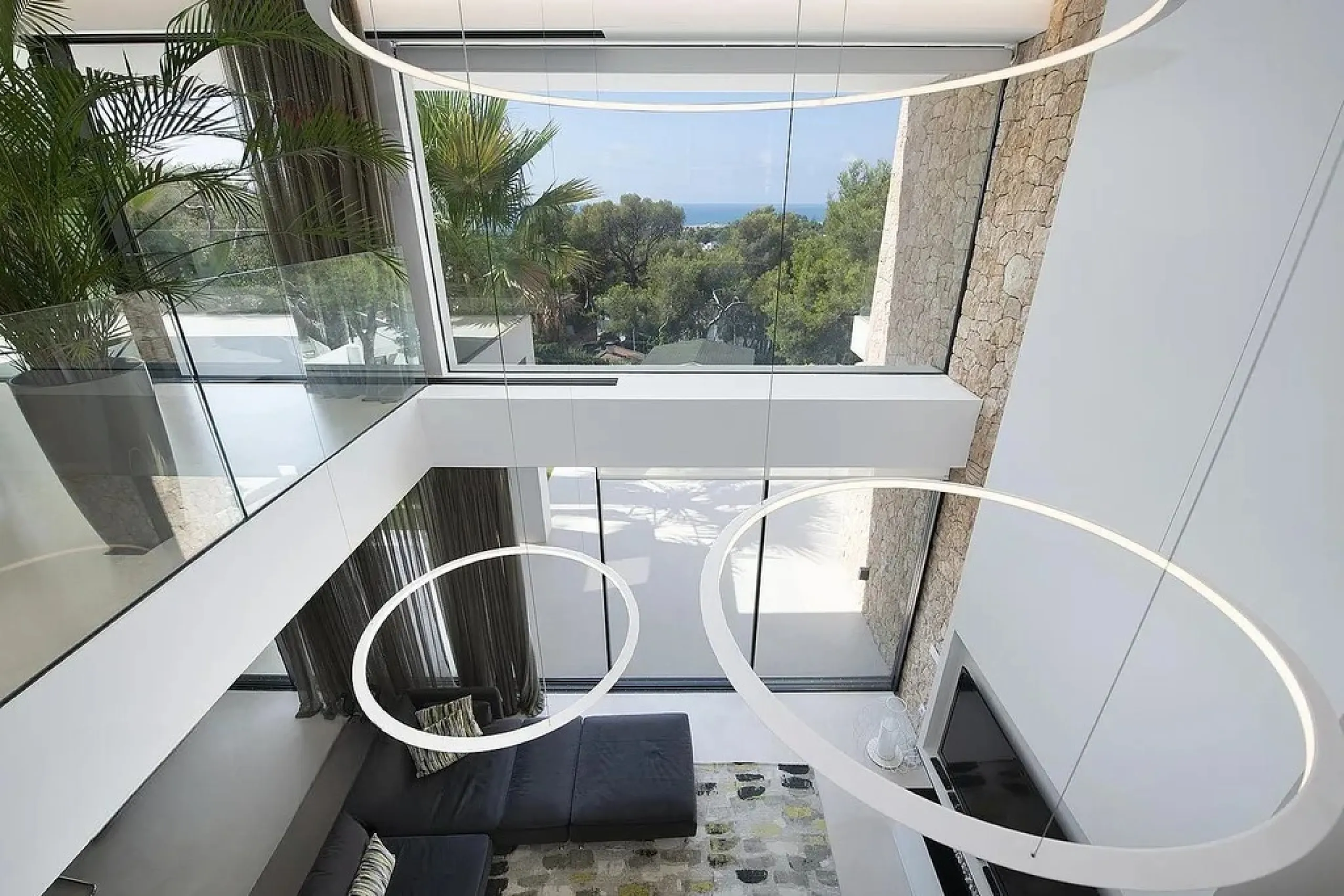 Villa de diseño con vistas panorámicas al mar en Bellamar, Castelldefels, Barcelona