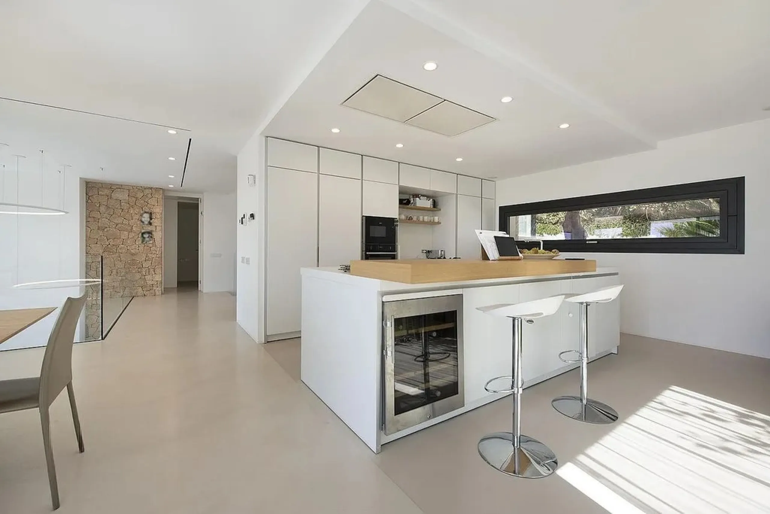 Villa de diseño con vistas panorámicas al mar en Bellamar, Castelldefels, Barcelona