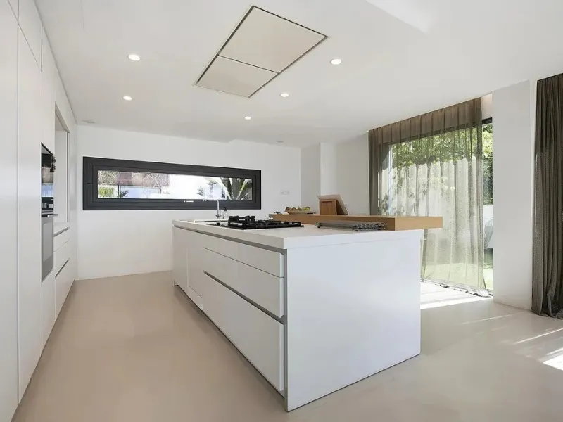 Villa de diseño con vistas panorámicas al mar en Bellamar, Castelldefels, Barcelona