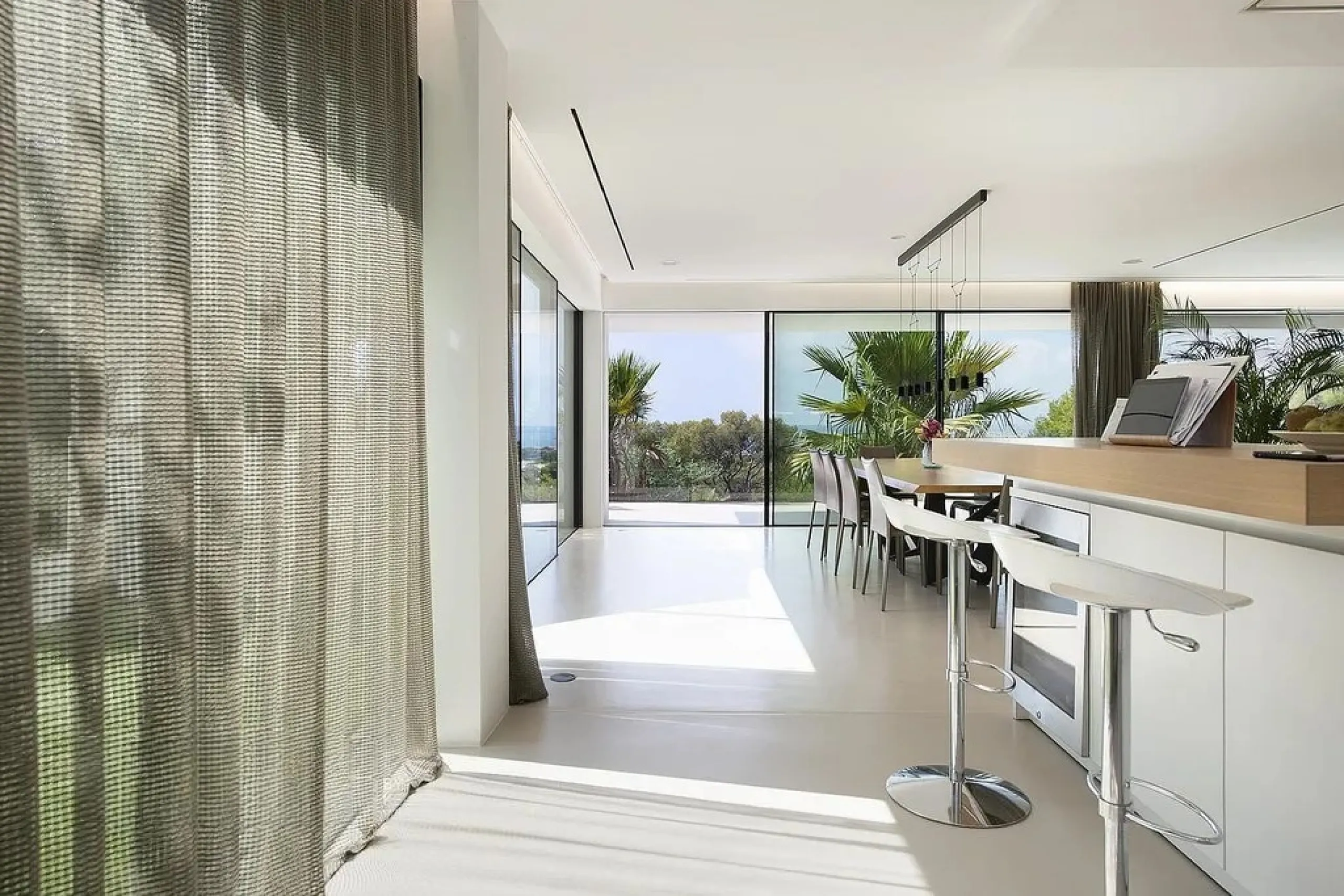 Villa de diseño con vistas panorámicas al mar en Bellamar, Castelldefels, Barcelona