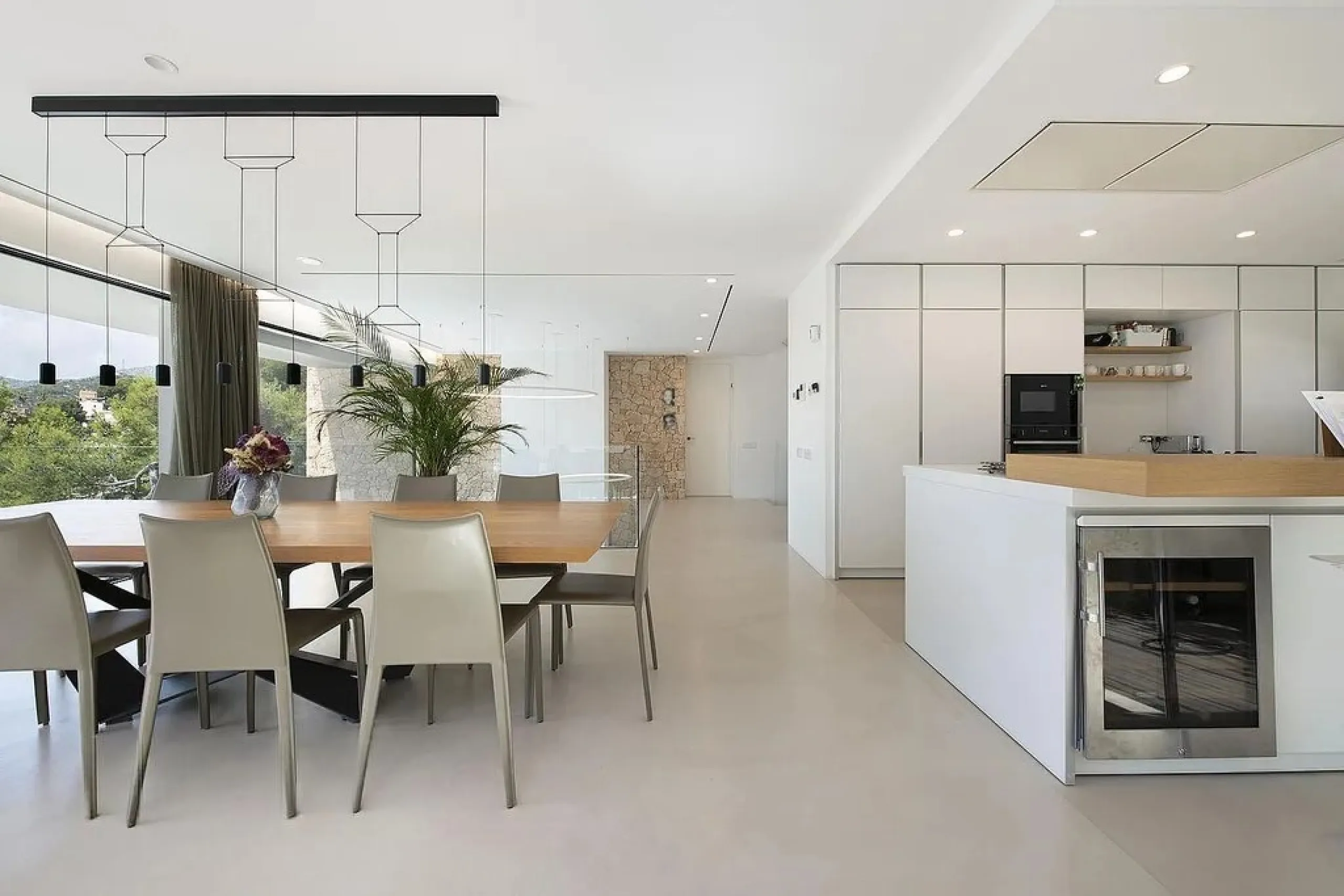 Villa de diseño con vistas panorámicas al mar en Bellamar, Castelldefels, Barcelona