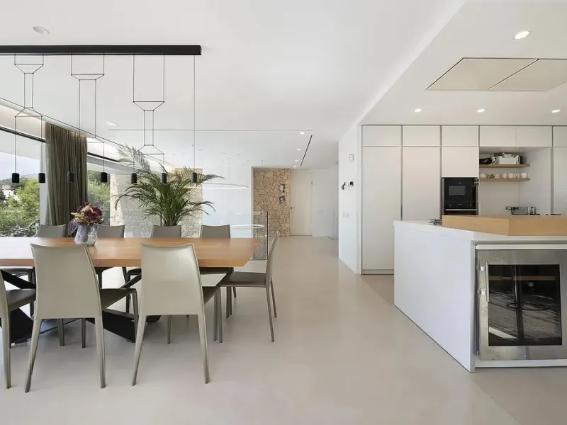 Villa de diseño con vistas panorámicas al mar en Bellamar, Castelldefels, Barcelona