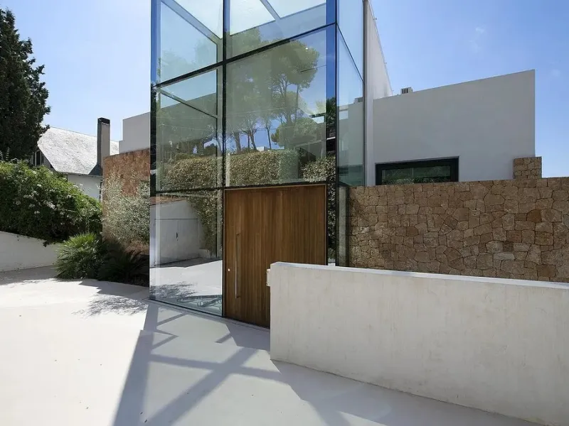 Villa de diseño con vistas panorámicas al mar en Bellamar, Castelldefels, Barcelona
