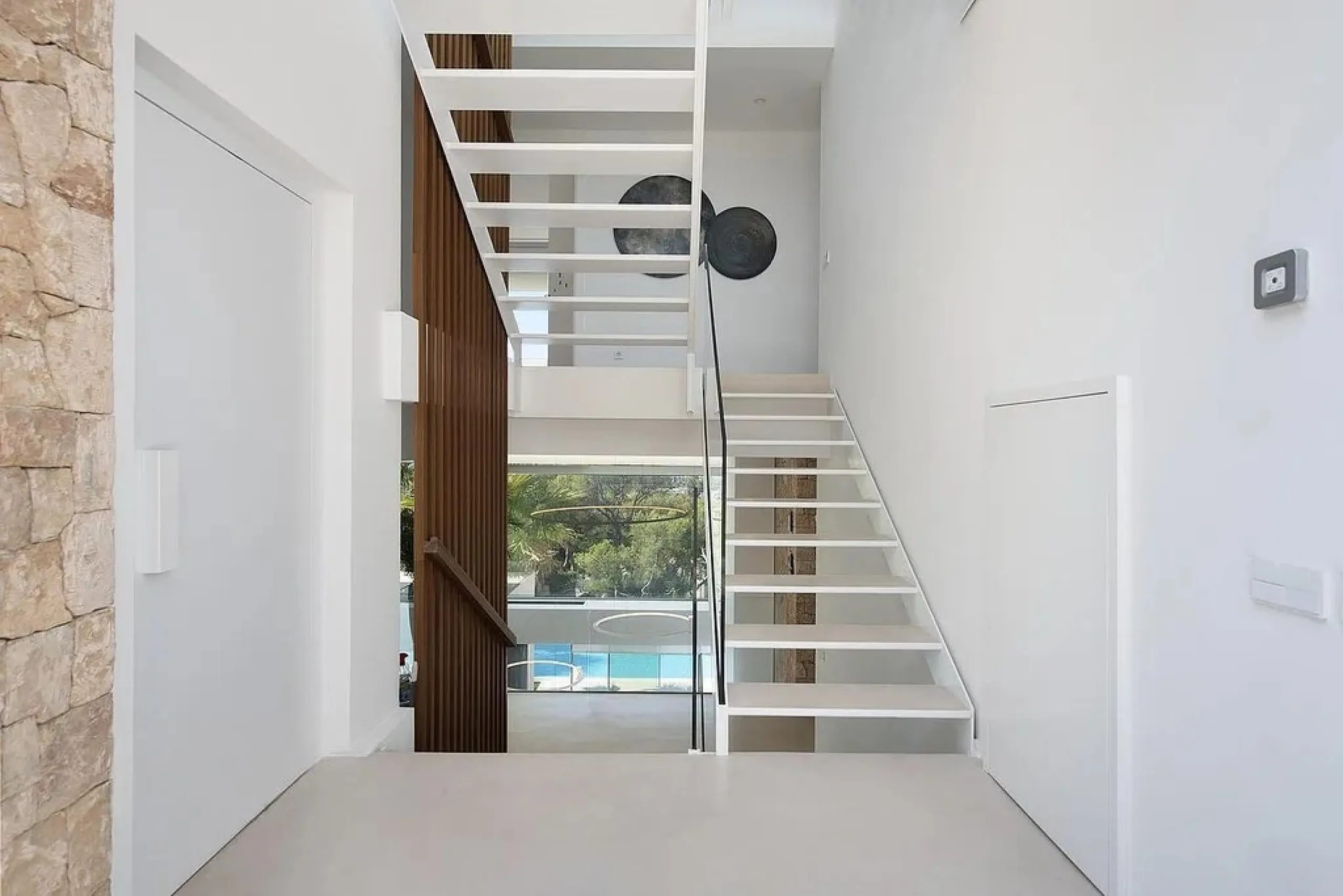 Villa de diseño con vistas panorámicas al mar en Bellamar, Castelldefels, Barcelona