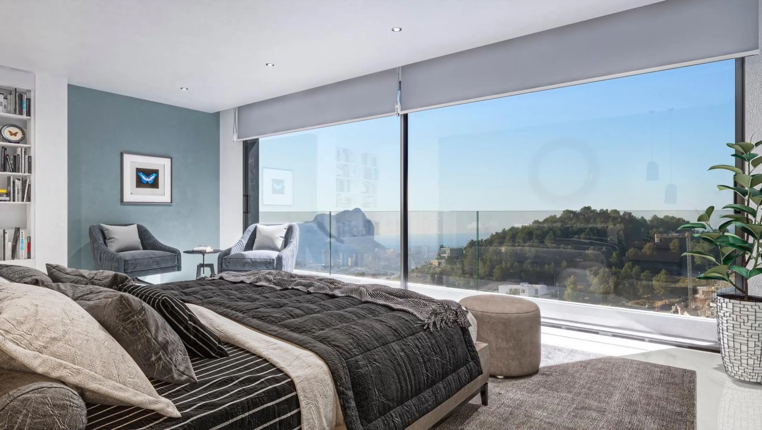 Moderne Villa mit Infinity-Pool und freiem Blick in Benissa Costa, Alicante