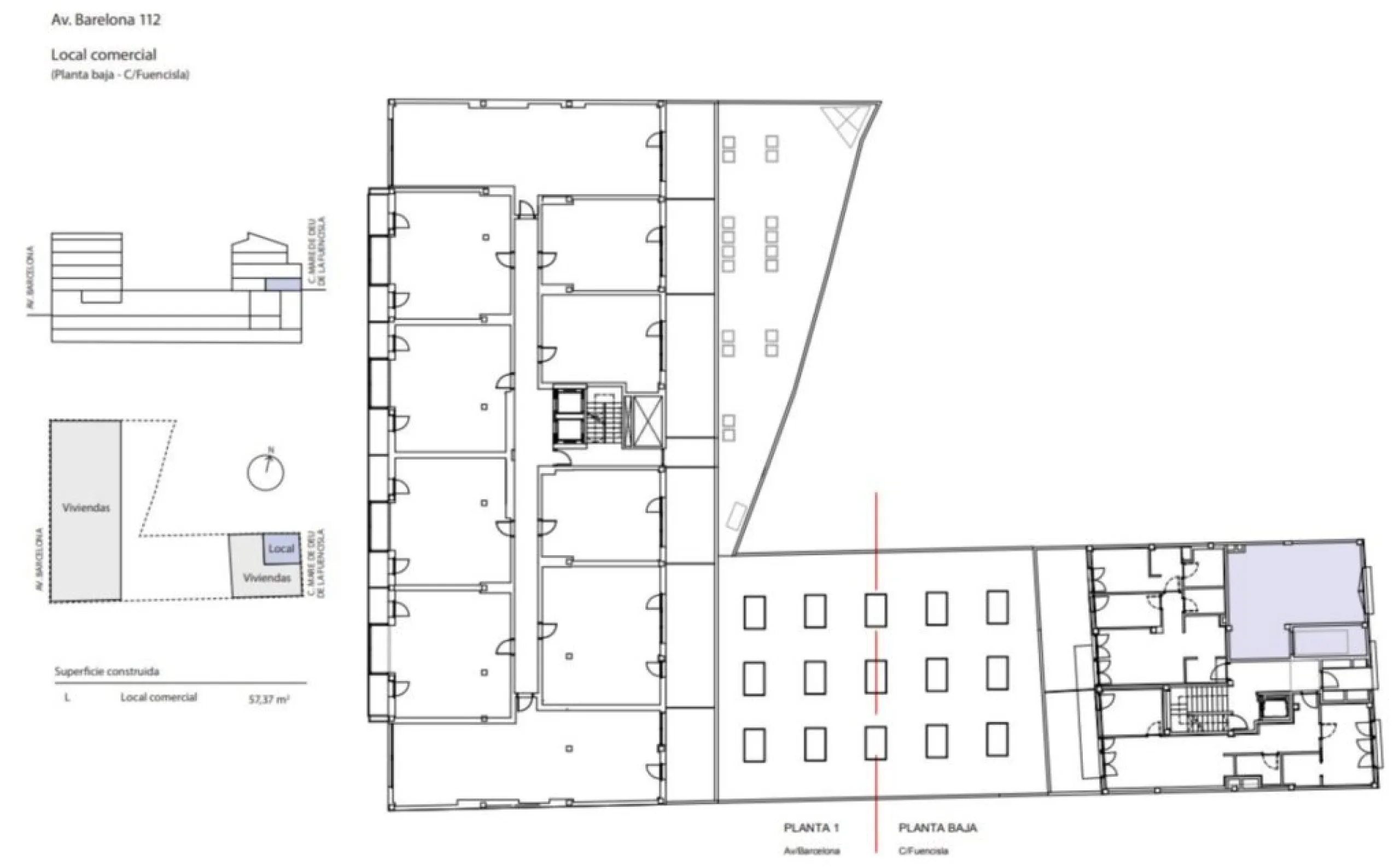 Local comercial con inquilino (gimnasio) en Terrassa, Barcelona