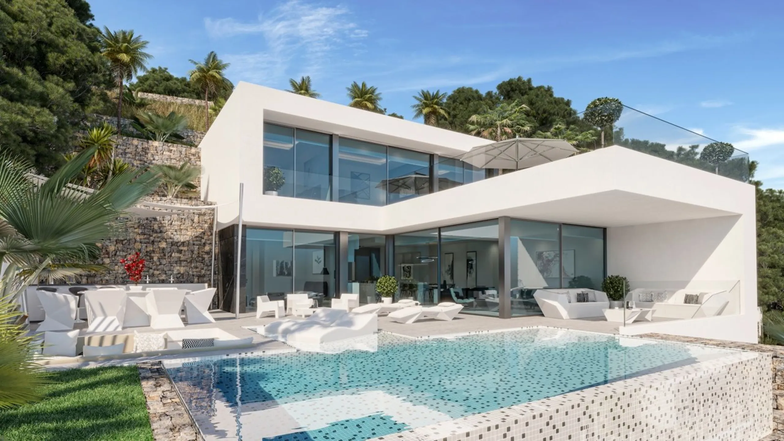 Newly Built Villa with Sea Views and Peñón de Ifach, Infinity Pool and Contemporary Design in Calpe