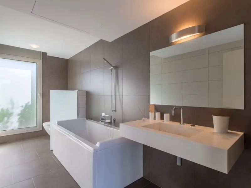 Villa moderna de una sola planta junto al club de golf en Vallromanes, Barcelona