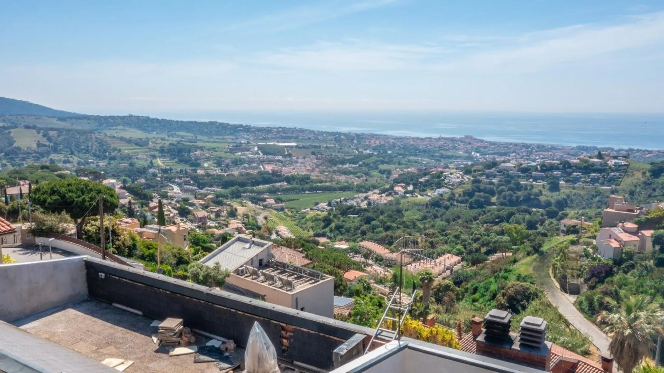 Villa exclusiva con vistas panorámicas al mar en Alella
