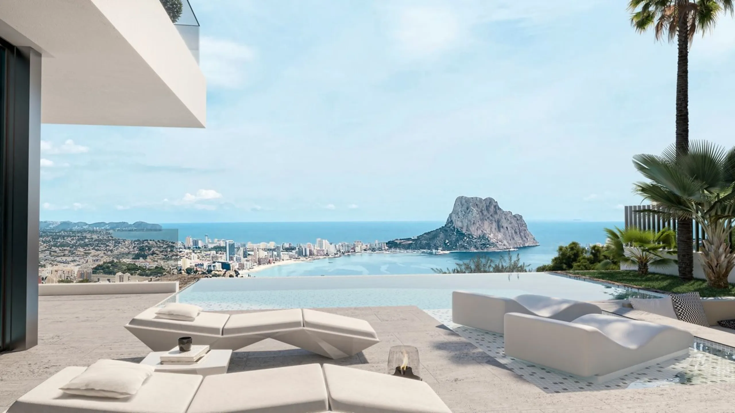 Newly Built Villa with Sea Views and Peñón de Ifach, Infinity Pool and Contemporary Design in Calpe