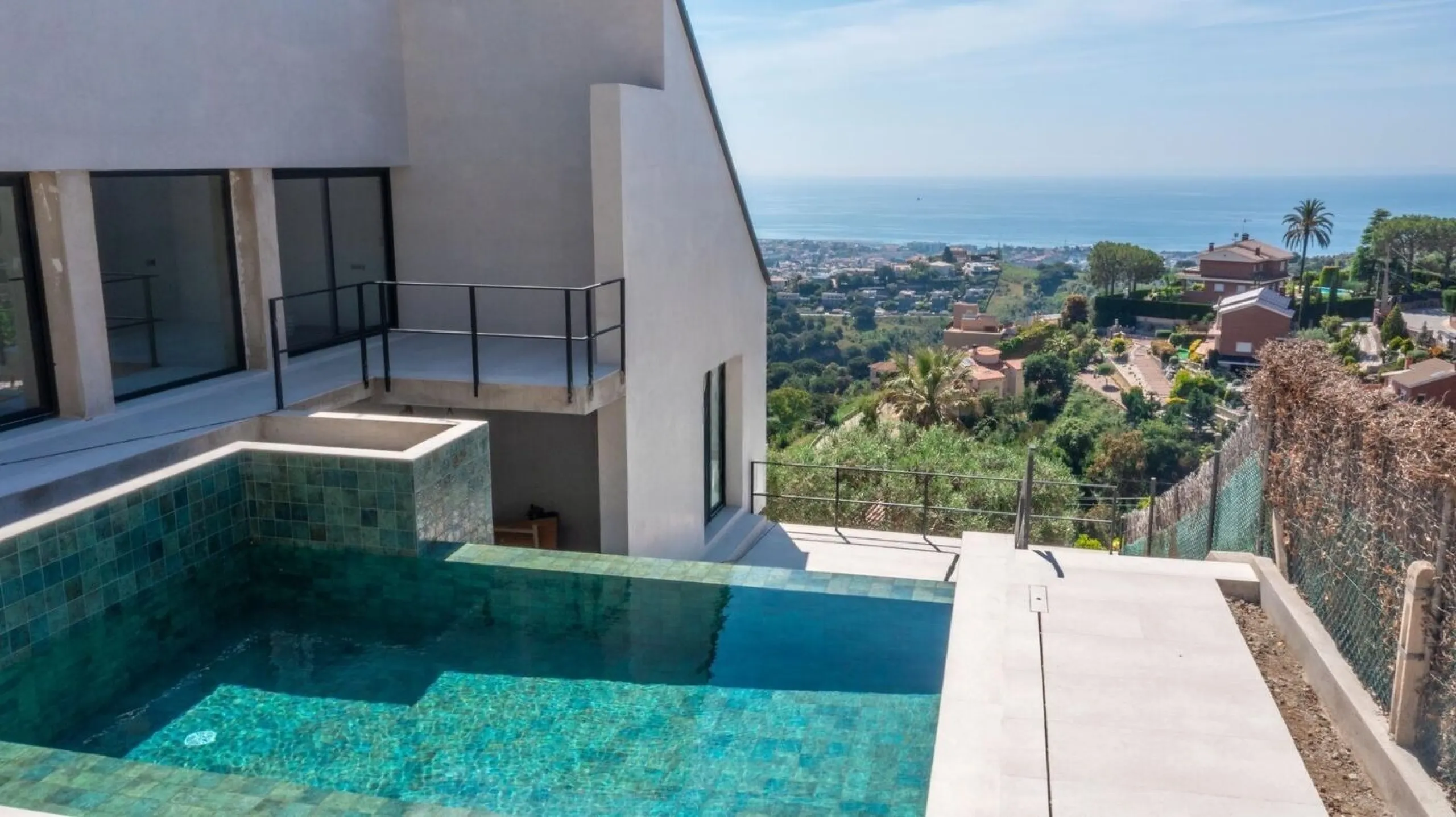 Villa exclusiva con vistas panorámicas al mar en Alella
