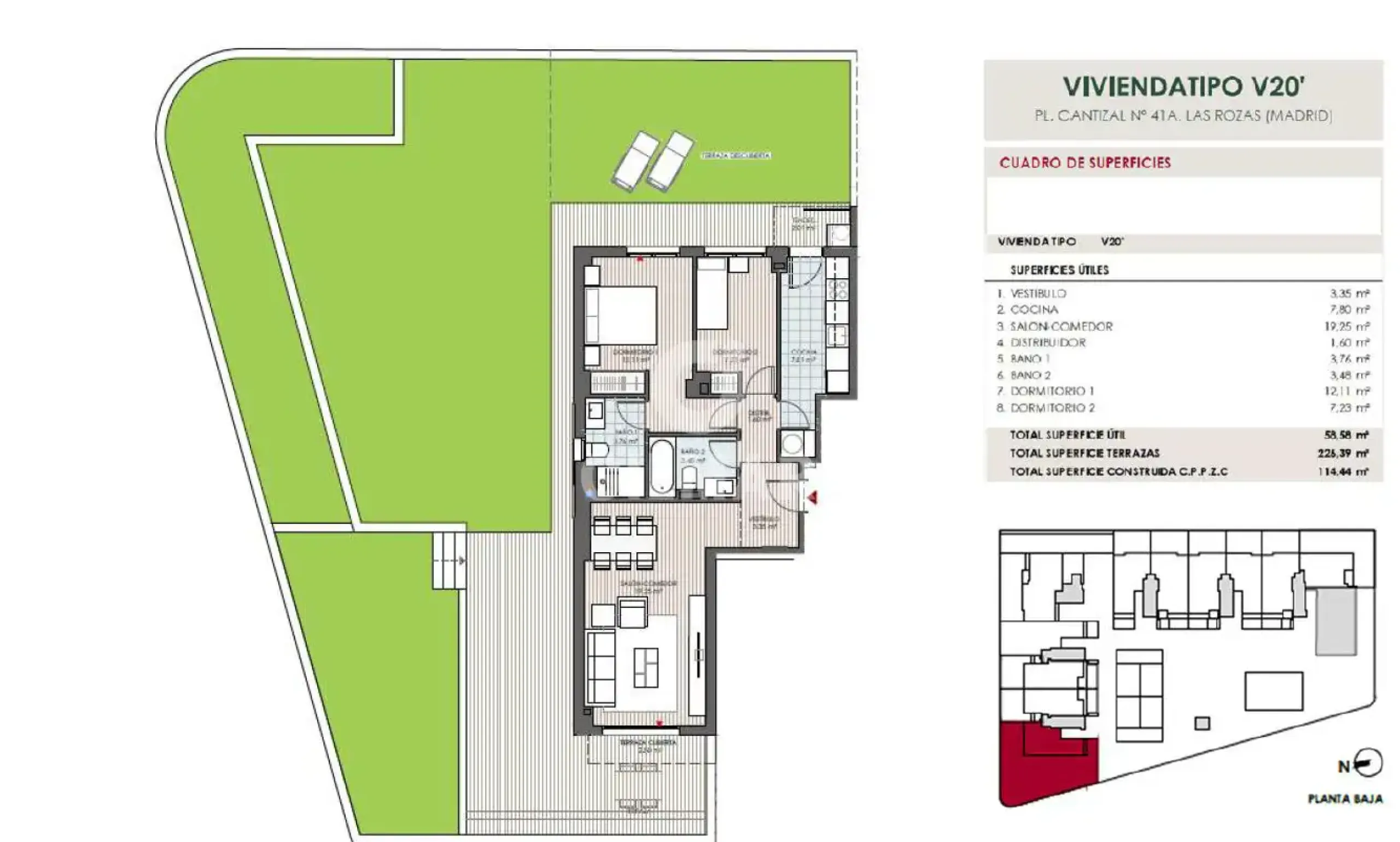 Ground floor apartment in Las Rozas - Madrid