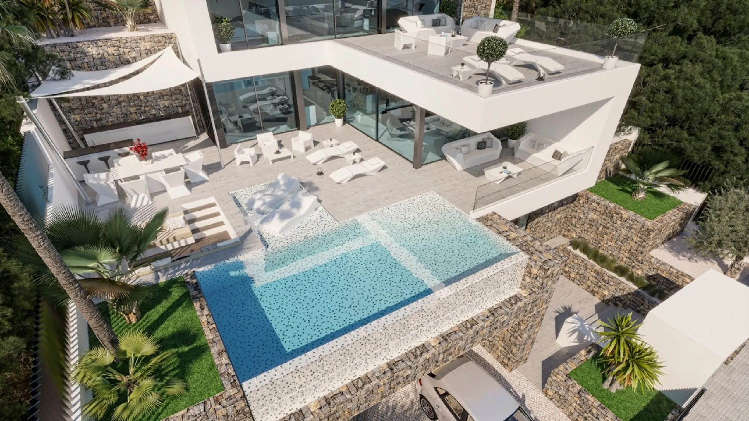 Newly Built Villa with Sea Views and Peñón de Ifach, Infinity Pool and Contemporary Design in Calpe
