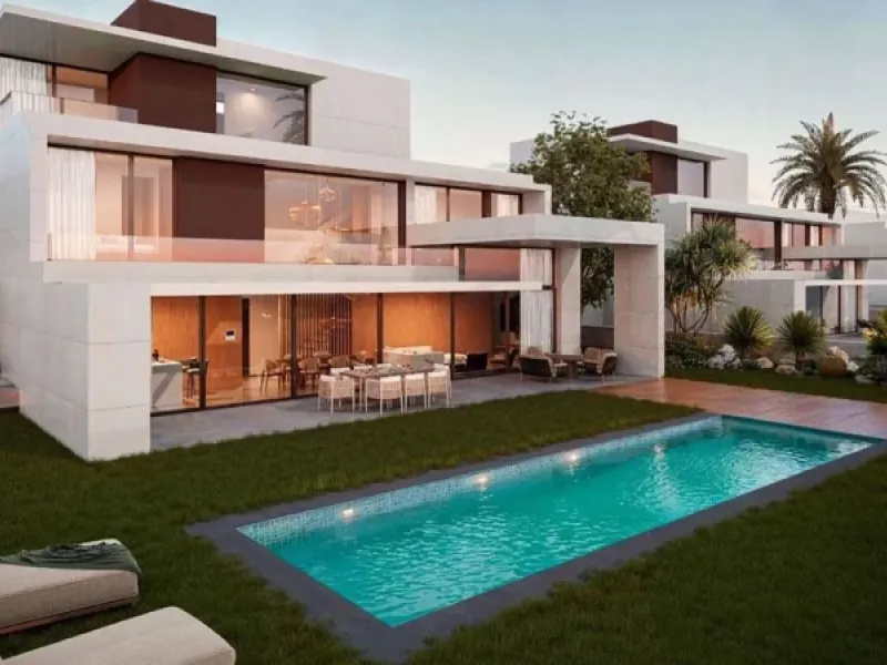 Villa moderna de obra nueva con vistas al mar, cerca de la playa, en Sant Andreu de Llavaneres, Barcelona