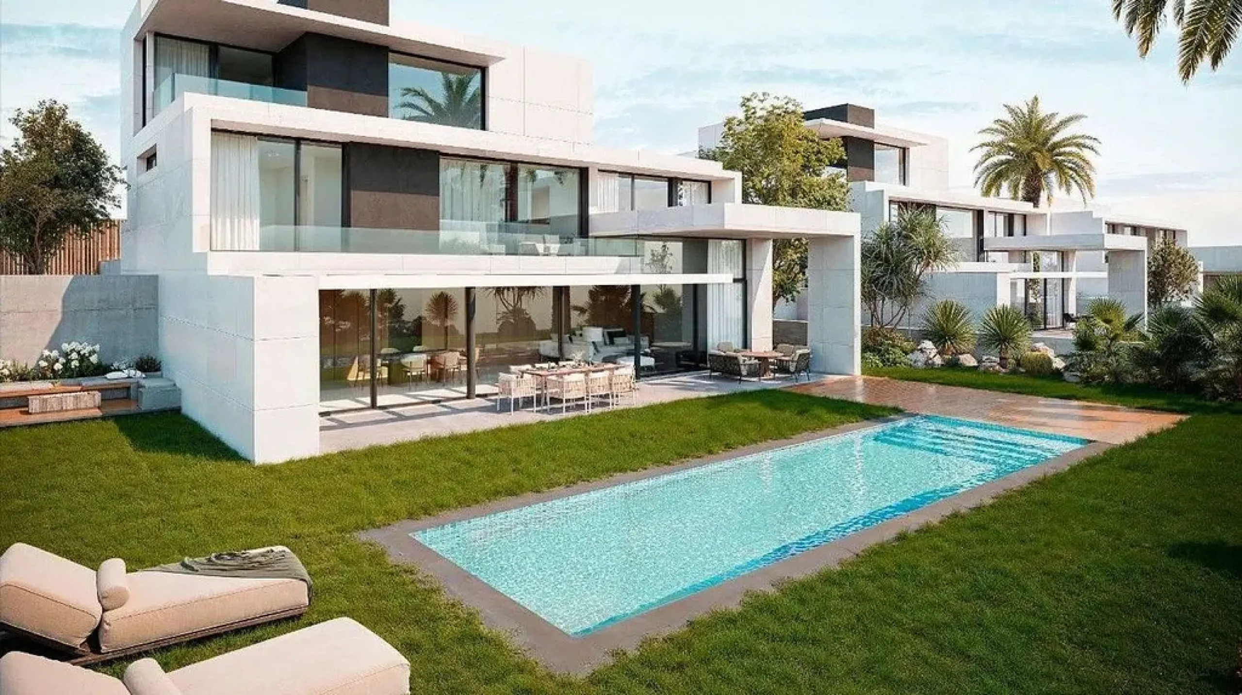 Villa moderna de obra nueva con vistas al mar, cerca de la playa, en Sant Andreu de Llavaneres, Barcelona