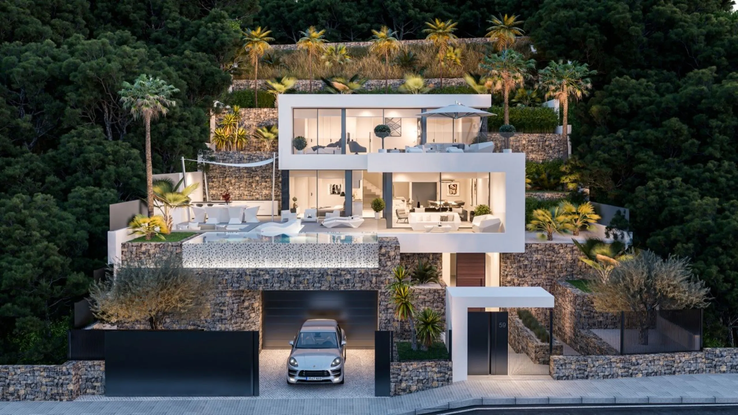 Newly Built Villa with Sea Views and Peñón de Ifach, Infinity Pool and Contemporary Design in Calpe